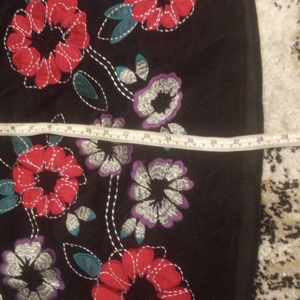 NWOT Rare Vintage Monsoon London Floral Embroidered  Skirt - Picture 7 of 17